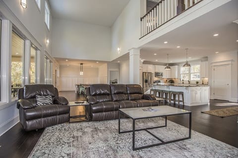 Electric reclining sofa and armchair