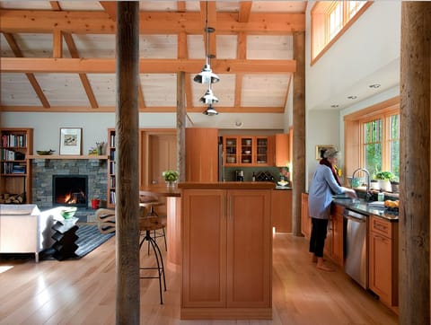 Great room. Kitchen pantry right. Living area left. Dining area left out of pic.