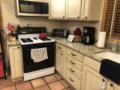 Kitchen with granite counters