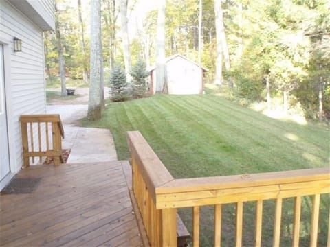 Side yard looking at entrance 