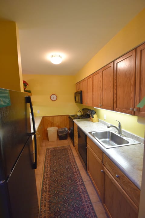 fully appointed kitchen new cabinets and appliances