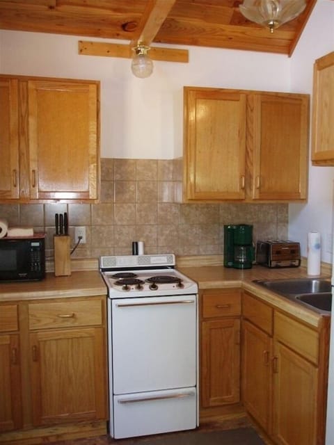 View of kitchen area