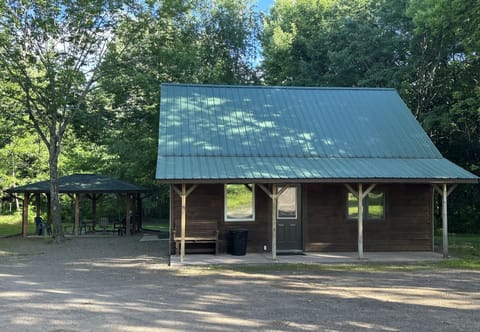 Cabin and pavillion