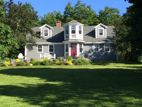 Our beautiful Cape with a "Lunenburg Bump", and two acres to stroll on and enjoy