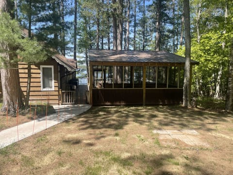new screen room from driveway.  new concrete from driveway to house w/no steps. 
