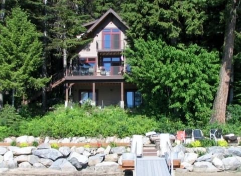 cabin from the dock