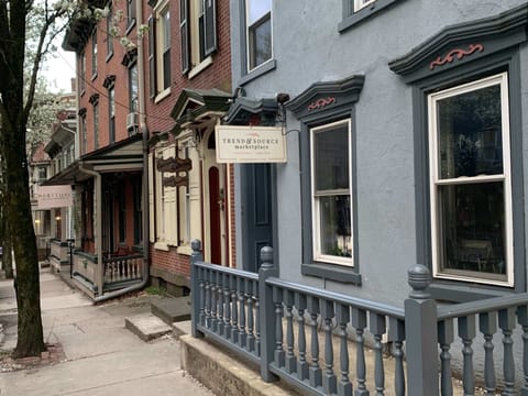 The lower level features a shop with artisanal gifts, now called Local Fair. 