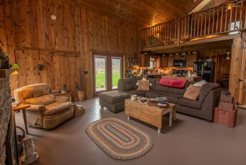 Looking toward the front doors