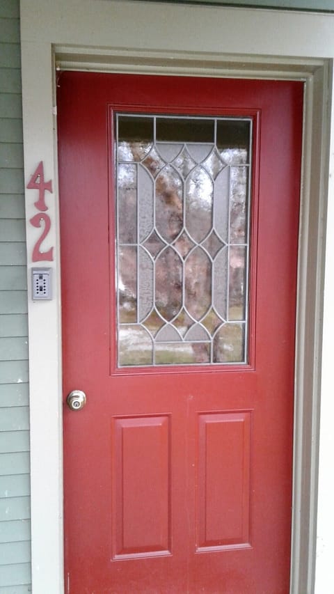 Welcome!  Screen door will be up in the summer.