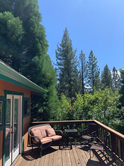 Relax on the back deck