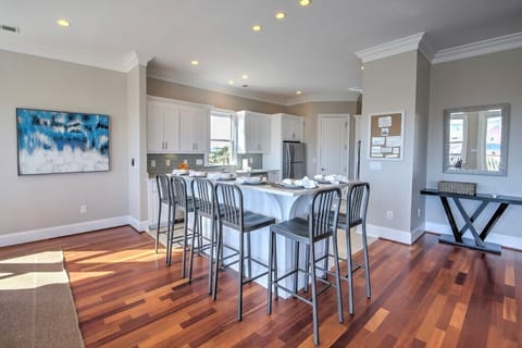 Kitchen island with extra seating