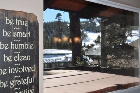 View of Canyon Slopes & Hot Tub on Deck