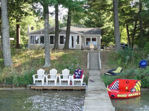 Enjoy relaxing by the lake or swimming, boating, or fishing. 