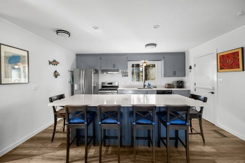 Large Kitchen Island with abundant storage!