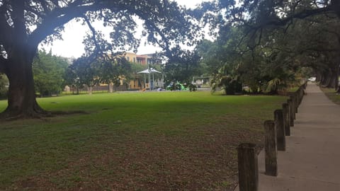 playground and park in the next block, on the Ave.