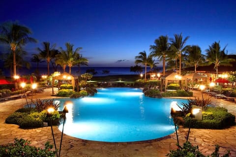 Infinity Pool beautiful day & night