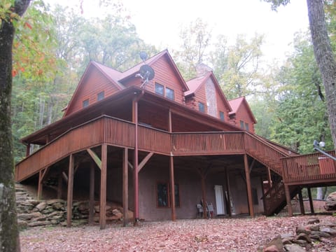 View of the from the fire pit