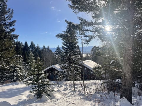 House from the trail. Had skis on when I took this picture!