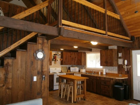 updated kitchen, island seating for 6- open concept to dining and living room 