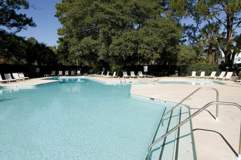 The pool at South Beach has plenty of space to relax by the water.