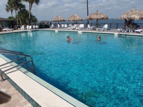 My home is a 1 minute walk to this beautiful pool on the River