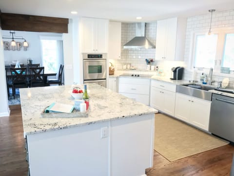 Gorgeous new open living space and kitchen!