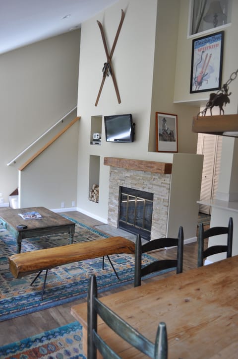 newly renovated living room