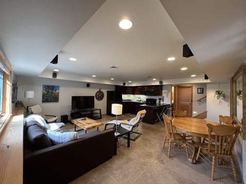 Living Room from southwest corner with fisheye (square soffit, not a diamond)