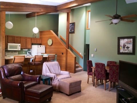 Large open living room