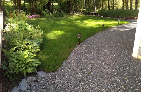 Your private fenced in side yard.