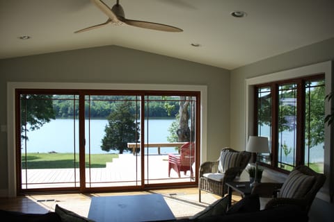 lake is always in view