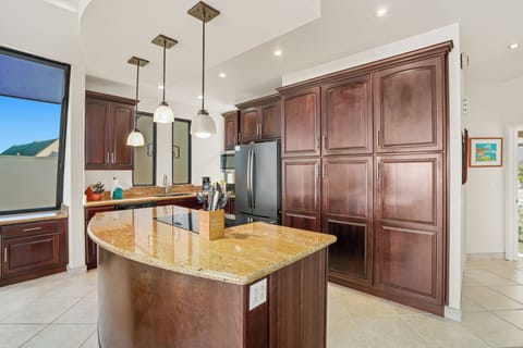 Well-stocked kitchen