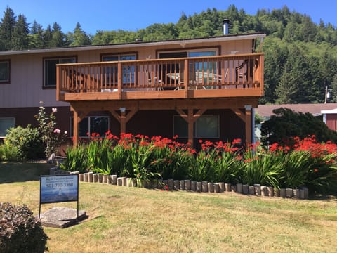 View of the new deck and the new landscaping-2017