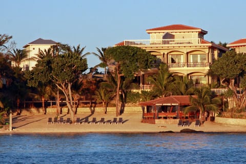 Villa, beach, and restaurant all in one