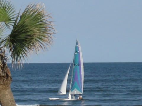 Sailing from Cat Alley.
