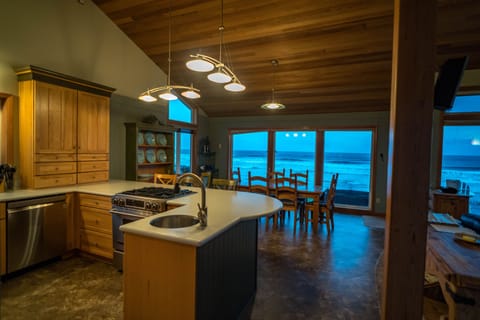 Kitchen with amazing Ocean views