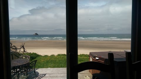 View from dining area