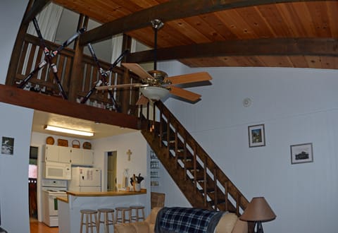 View of Kitchen and Loft