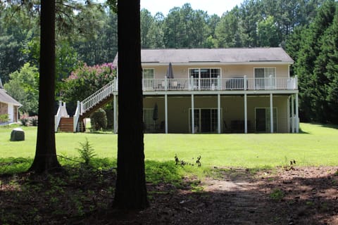 Lake side of the house.
