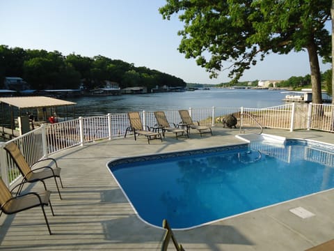 View of private pool toward protected cove location