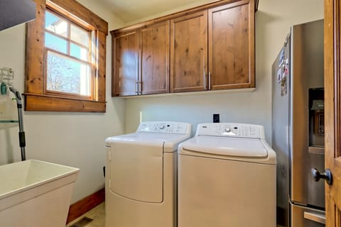 Full washer and dryer, and 2nd refrig/freezer