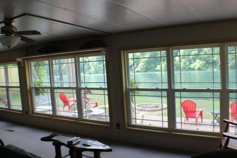 Views of the river from the River Room