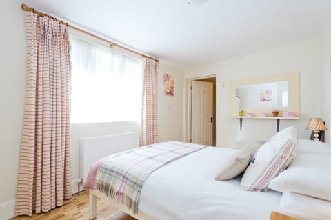 Bedroom in the Grace Gifford cottage.