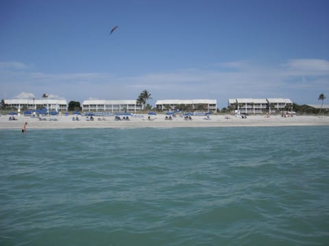 so close to the beach right on it