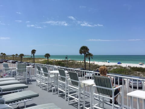 View South from shared balcony