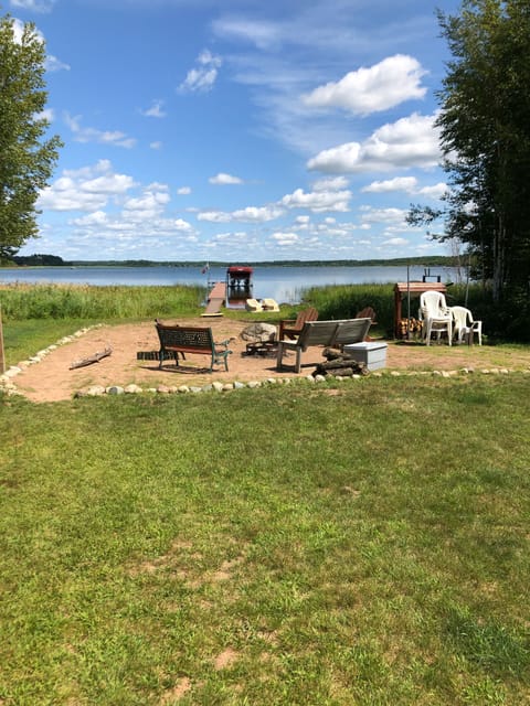 Looking from house to lake!