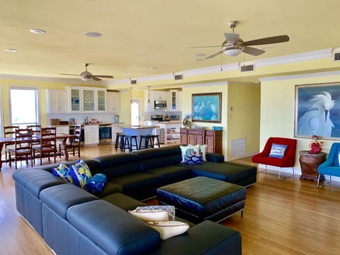 Open concept living.