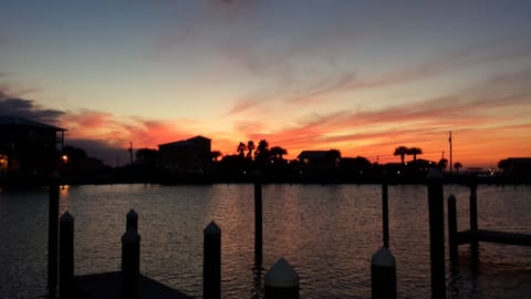 Sunset from the Navy Cove docks