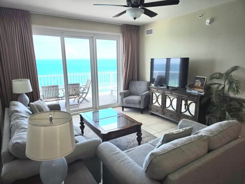 Living Room overlooking the Gulf of Mexico
