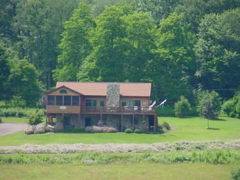 Our house from the lake.